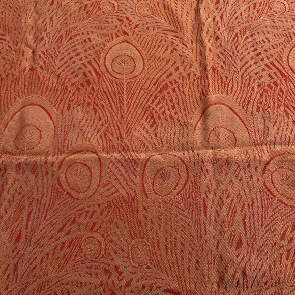 Liberty Brand Red and Brown Accented Tablecloth - Picture 2 of 5